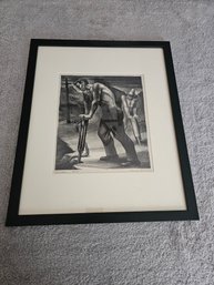 Signed Lithograph Frank Cassara Edition 10 Title 'drillers' C18