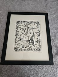 Framed April Garcia Signed Numbered Artwork C23