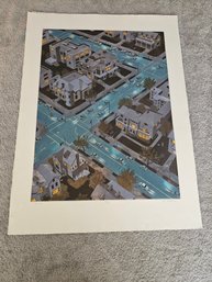 Art Werger 1983 Signed Etching Numbered 16/20 Titled Twilight C32