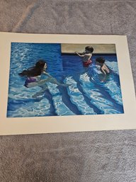 Art Werger Signed Etching Numbered 8/40 1997 Titled First Steps C40