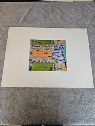 Art Werger Signed Etching Numbered 3/25 Titled Street Show C41