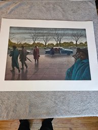 Art Werger Signed Etching Rare Artist Proof 1/2 Titled Moment Of Recognition C46