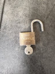 Triangle Lock With Key C2