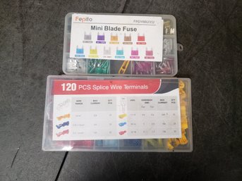Mini Blade Fuse And Splice Wire Terminal Lot C2