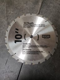 Ryobi 10' 24 Tooth Carbide Saw Blade C2