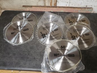 New Ryobi 10' Assorted Saw Blade Lot C2