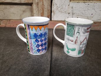 Churchill China Cup Lot Of 2 H2