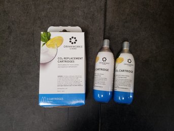 Drinkworks CO2 Replacement Cartridges Lot Two In Box H2