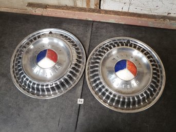 Vtg Mercury Hubcap Lot Of 2 R1c#36