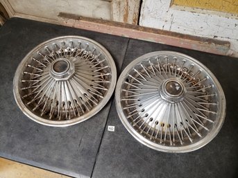 Vtg Dodge 15' Hubcap Lot Of 2 R1d#40