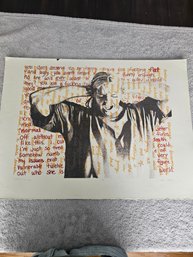 Beth Conklin Signed Etching Titled Welcome To My World Numbered 1/7 C86