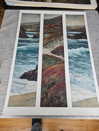 Art Werger Signed Etching Titled Three Fold Path Two 5/10 2002 C91