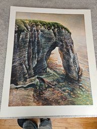 Art Werger Signed Etching Titled The Arch 4/30 2001 C96