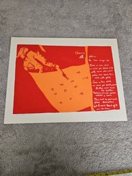 1974 The Poster Factory Screen Print D8
