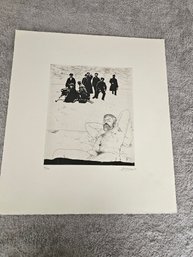 Signed And Numbered Etching 1970s Numbered 32/40 D18