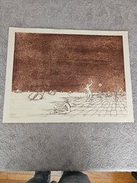 Dan Mitra Signed Etching Numbered 18/100 D30