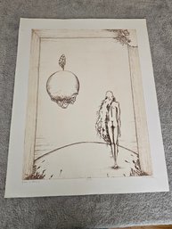 Dan Mitra Signed Etching Numbered 25/100 D46