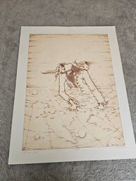 The Creator Dan Mitra Signed Original Etching 22/100 D47