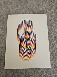 Yaacov Agam, SWIRLS II, Lines And Forms Lithograph D52
