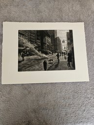 Art Werger Signed Etching 45/50 Titled Daybreak 1994 D59