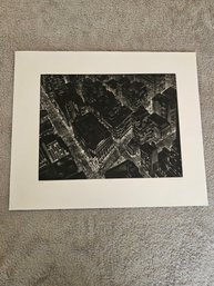 Art Werger Signed Etching 2000 8/100 Titled Night D63