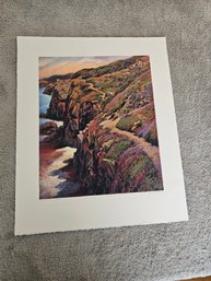 Art Werger Signed Etching 1999 Titled New Beach At Sobranes 19/45 D64