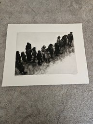 Art Werger Signed Etching 2001 Titled Lines: Anticipation Numbered 2/75  D69