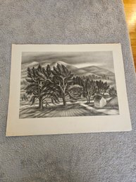 Albert Heckman Signed LithographD83