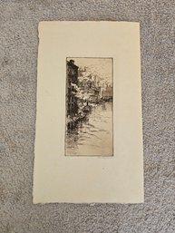 On The Chicago River Bertha Evelyn Jaques D95