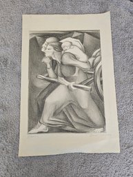 Dairel Margolis Signed Etching Titled Moving  E4