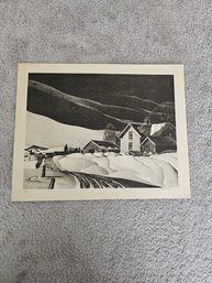 Midwest Morning', Print Signed In Pencil Lower Right  E11