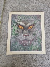 F Villano Signed Etching Numbered 2/6 E15