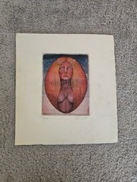 Rare Artist Proof F Villano Signed Etching E16