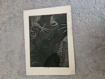 F Villano Signed Etching 2/6 E21