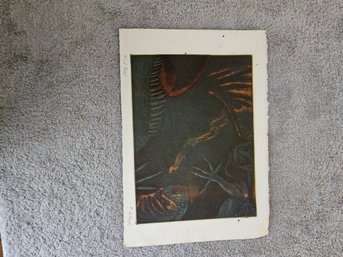 Rare Trial Proof F Villano Signed Etching E22