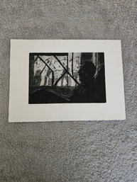 Etching Titled Manatee Signed KSLAB Numbered 2/5   E26