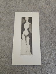 Signed Rare Artist Proof  Etching 1972 E32