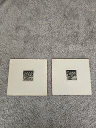 Rare Lot Of 2 1972 Adrienne Cullom Dream Etchings Ap And 100/100 First And Last Prints E64