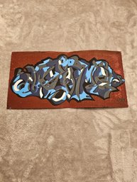 Signed Graffiti Artwork  E69