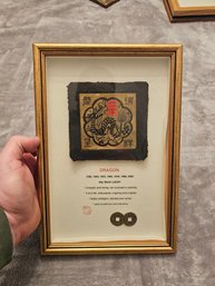 Framed Artwork Collectible Chinese Zodiac-themed Piece  E87