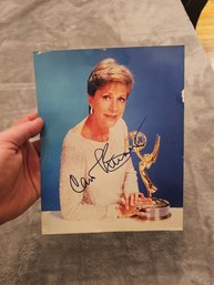 Carol Burnett Signed Photo  E93