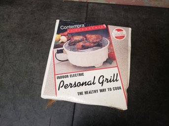 New Contempra Farberware Indoor Electric Personal Grill A2