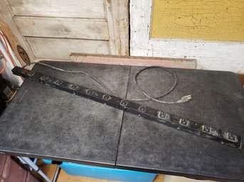 4' Metal Power Strip With 12 Outlets A1