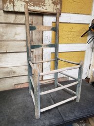 Distressed Wooden Chair Frame B1