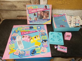 Vtg Girl Talk Date Line Game H2