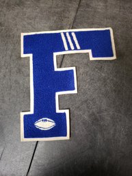 Large F Football Patch H2