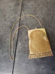 Whiting And Davis Gold Mesh Bag H2