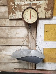 Vtg Chatillon Hanging Scale H2