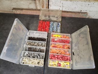 Shelf Supports Drywall Anchors Electrical Wire Caps Lot H2