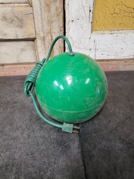 Vtg Green Lamp H2